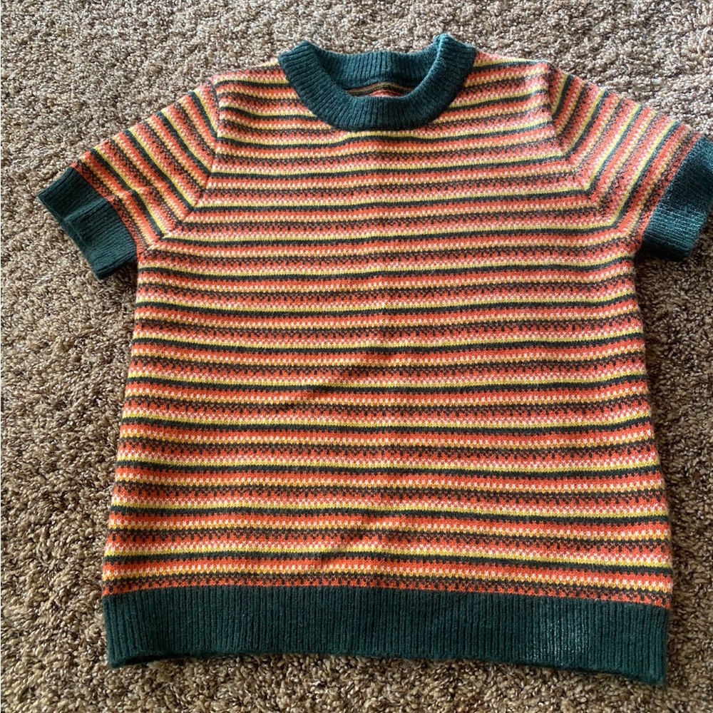 Crochet knit sweater